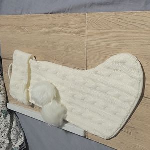 White Christmas Stocking Yankee Candle